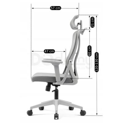 Офисное кресло ELITE JULIET Серый, фото 5