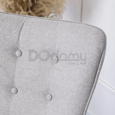 Крісло з підставкою для ніг MEBEL ELITE LOZANO 2 Сірий, фото 3