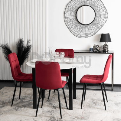 Стілець MEBEL ELITE PERU Бордовий, фото 4