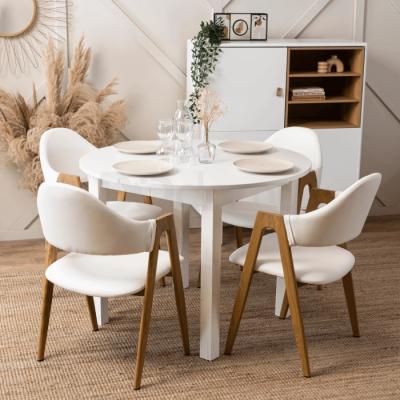 Крісло ELITE WILLY Екошкіра Білий, фото 1