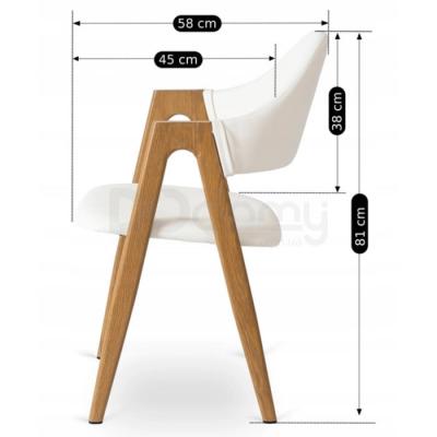 Крісло ELITE WILLY Екошкіра Білий, фото 5