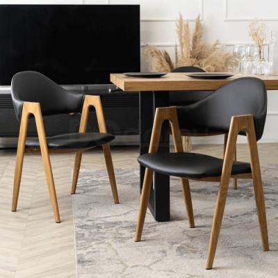 Крісло ELITE WILLY Екошкіра Чорний, фото 1