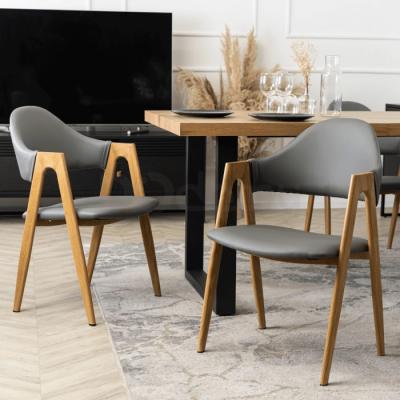 Крісло ELITE WILLY Екошкіра Сірий, фото 1