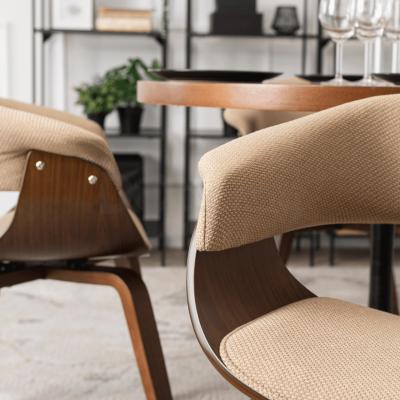 Кресло ELITE GARY 2 Бежевый/Орех, фото 3