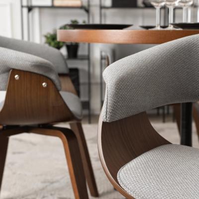 Кресло ELITE GARY 2 Серый/Орех, фото 4