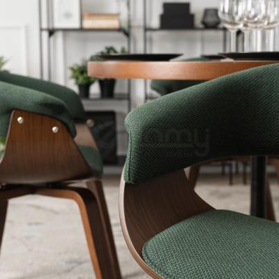 Крісло ELITE GARY 2 Зелений/Горіх, фото 4