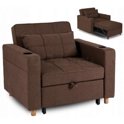 Крісло розкладне ELITE SOLOR коричневий, фото 2