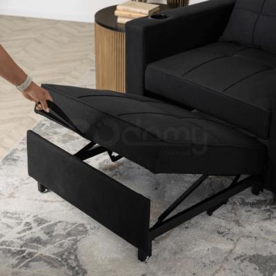 Крісло розкладне ELITE SOLOR чорний, фото 2