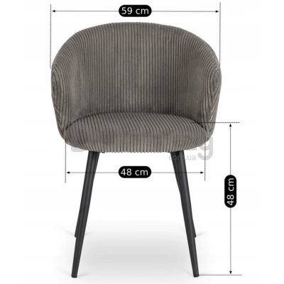 Кресло ELITE TAYLOR Серый, фото 3