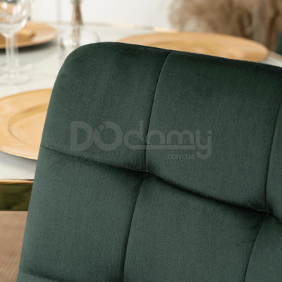 Стілець MEBEL ELITE YORK Зелений / Золотий, фото 2