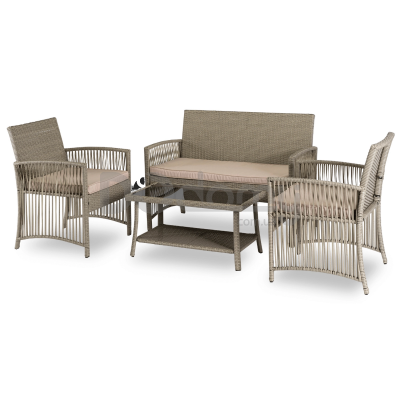 Садовый комплект ELITE FILADELFIA Серый / Бежевый, фото 2