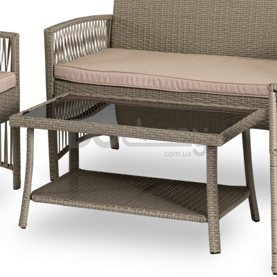 Садовый комплект ELITE FILADELFIA Серый / Бежевый, фото 6