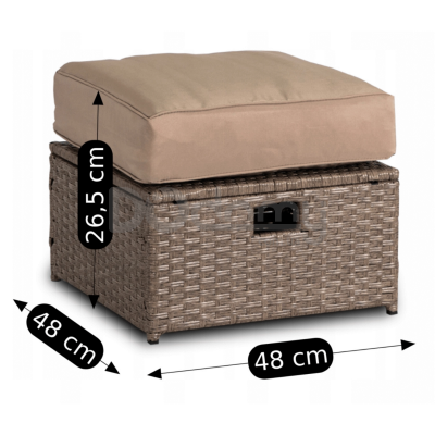 Садовый комплект ELITE FLORYDA Бежевый, фото 6