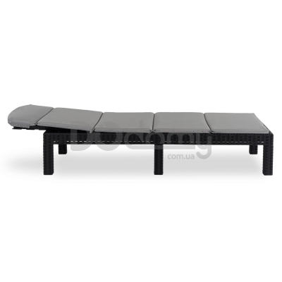 Садовое кресло (шезлонг) ELITE LUIZJANA Черный, фото 4