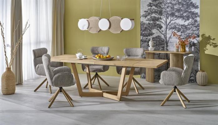 Стол раскладной HALMAR MASSIVE 3 дуб/дуб, фото 2