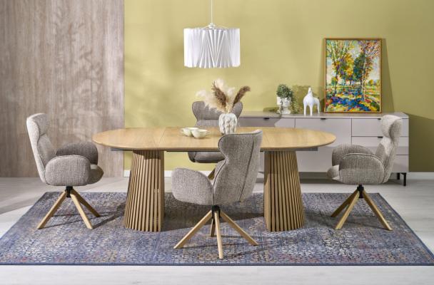 Раскладной круглый стол HALMAR FARGO 120, фото 2