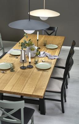 Стіл розкладний Halmar FIESTA (200-280) Дуб, фото 3