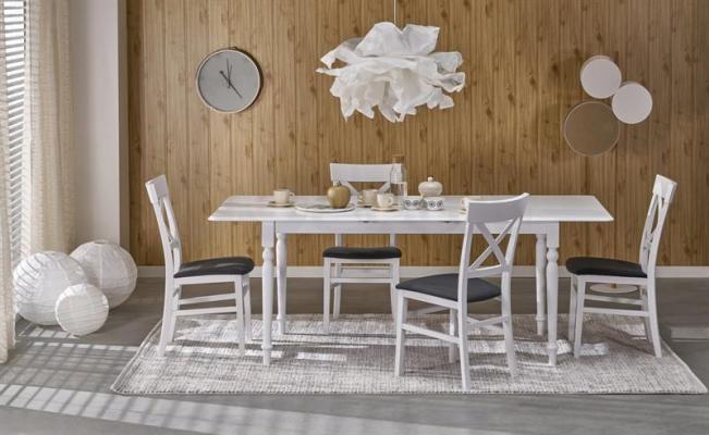 Стіл розкладний HALMAR NELSON білий, фото 1