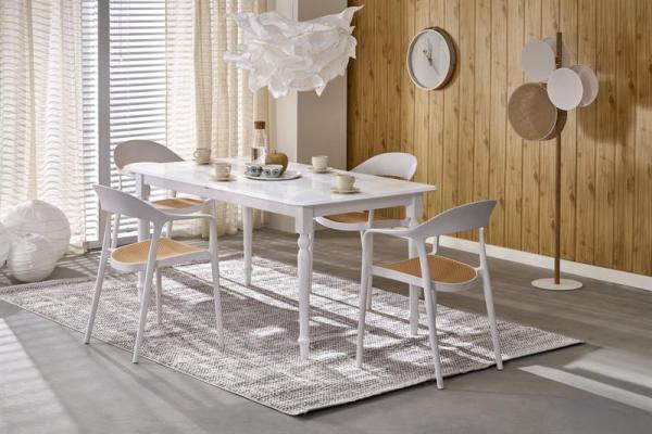 Стіл розкладний HALMAR NELSON білий, фото 2