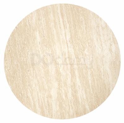 Журнальний стіл HALMAR DOROTEA Травертин / Горіх, фото 2