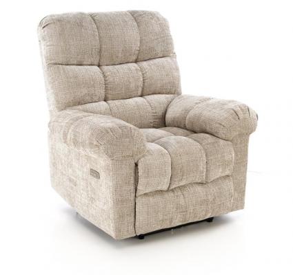 Кресло реклайнер HALMAR AMORE бежевый, фото 3