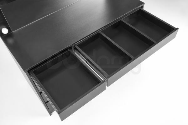 Туалетный столик Halmar HOLLYWOOD XL Черный, фото 2