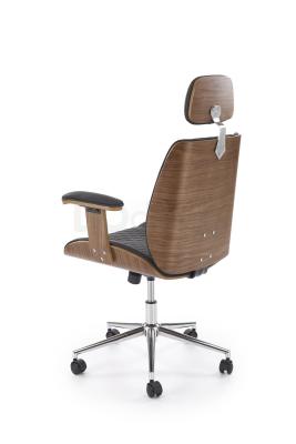 Офісне крісло HALMAR TIMBER Горіх / Чорний, фото 2