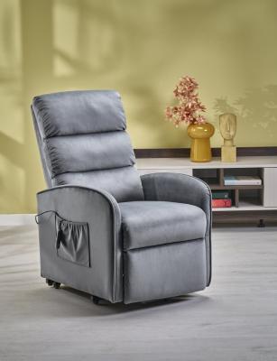 Крісло реклайнер HALMAR MARONI сірий, фото 1
