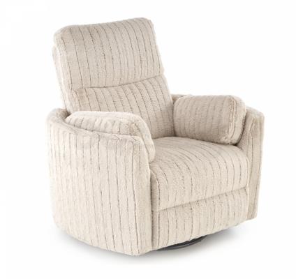 Крісло реклайнер HALMAR PEGAS бежевий, фото 1