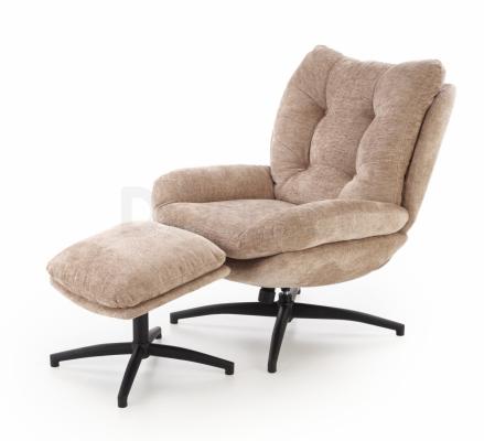 Крісло HALMAR PESTO бежевий, фото 1