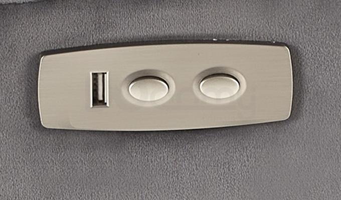 Кресло реклайнер Halmar SEMIR 2 серый, фото 3