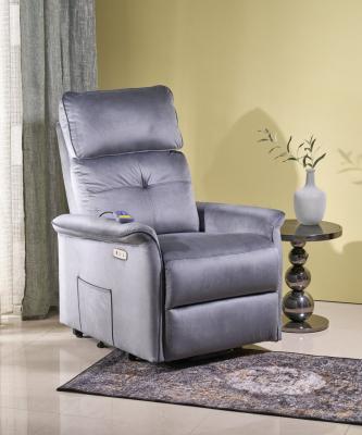 Кресло реклайнер Halmar SEMIR 2 серый, фото 1