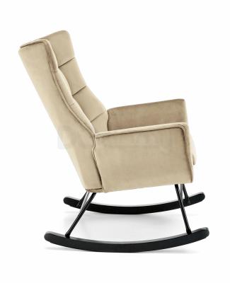 Крісло-гойдалка HALMAR BAZALTO бежевий, фото 2