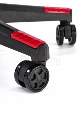 Офісне крісло Halmar NITRO 2 чорний/червоний, фото 3