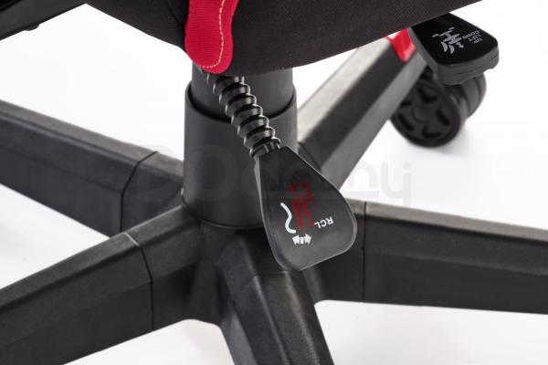 Офісне крісло Halmar NITRO 2 чорний/червоний, фото 7