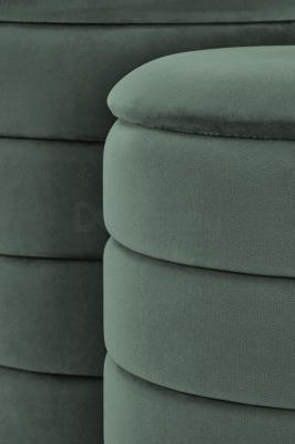 Комплект пуфів HALMAR PACHO Зелений, фото 3