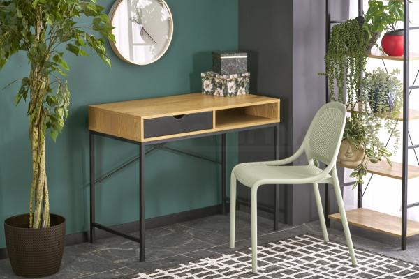 Письменный стол HALMAR B-50 Дерево / Черный, фото 1