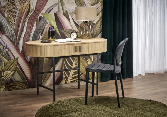 Письмовий стіл HALMAR B-51 Дерево / Чорний, фото 1