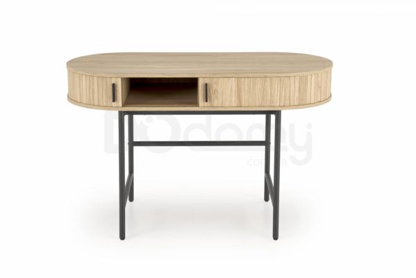 Письмовий стіл HALMAR B-51 Дерево / Чорний, фото 2