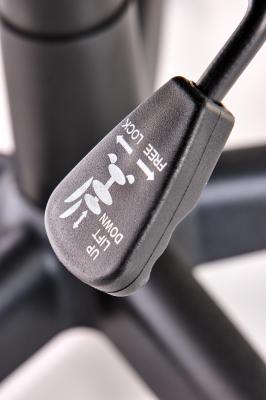 Офісне крісло Halmar BERKEL чорний / червоний, фото 4