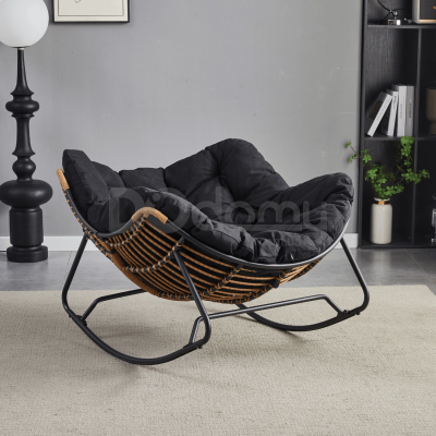 Крісло-гойдалка ELITE ELTON Чорний, фото 2