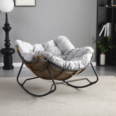 Крісло-гойдалка ELITE ELTON Сірий, фото 1