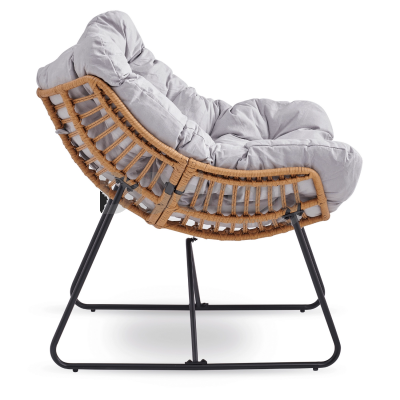 Кресло садовое ELITE FIN Серый, фото 3