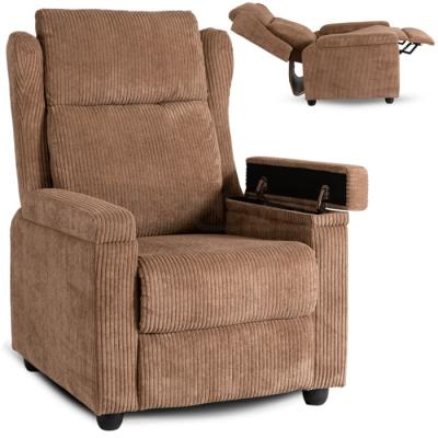 Кресло реклайнер ELITE SPENCER коричневый, фото 2