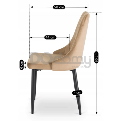 Стул ELITE BARI Бежевый, фото 4