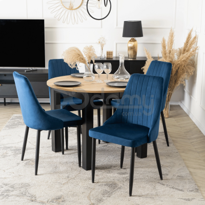 Стілець ELITE BARI Синій, фото 1