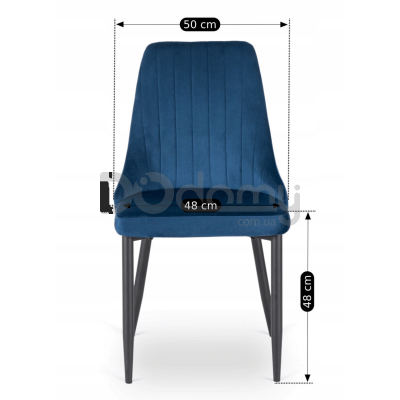 Стілець ELITE BARI Синій, фото 5