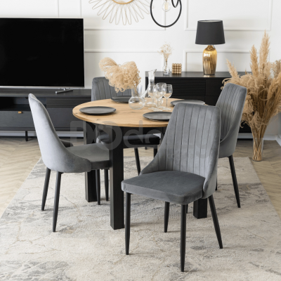 Стілець ELITE BARI Сірий, фото 1