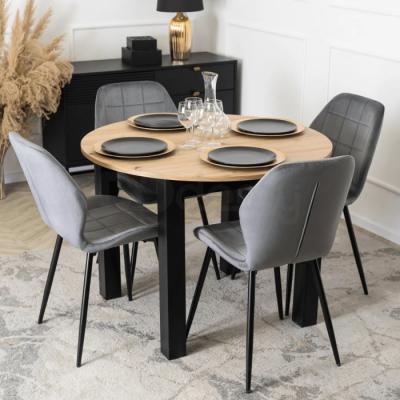 Стул MEBEL ELITE IRYS Серый/Черный, фото 2