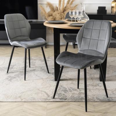 Стул MEBEL ELITE IRYS Серый/Черный, фото 3